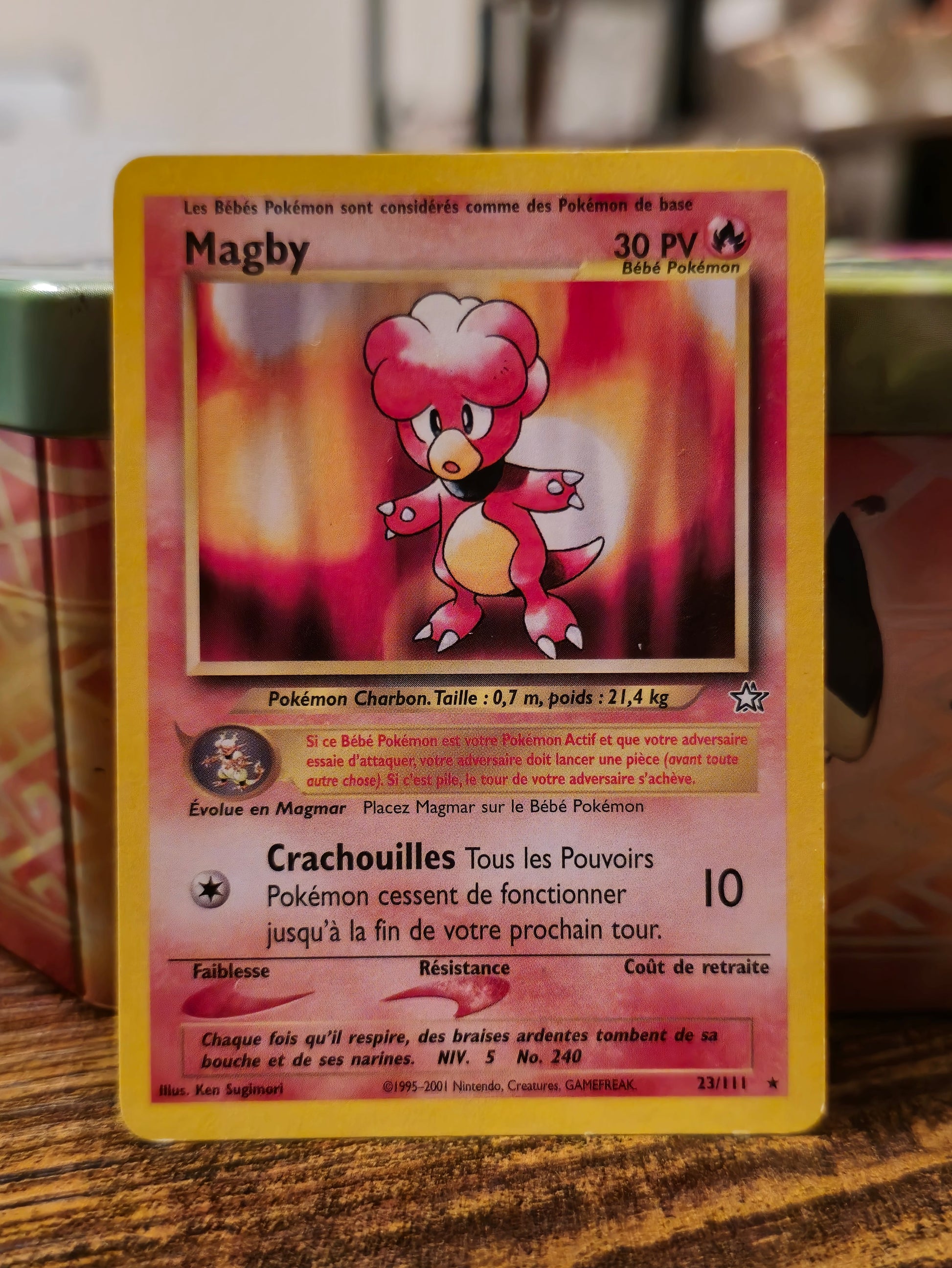 Cartes Pokemon 1995