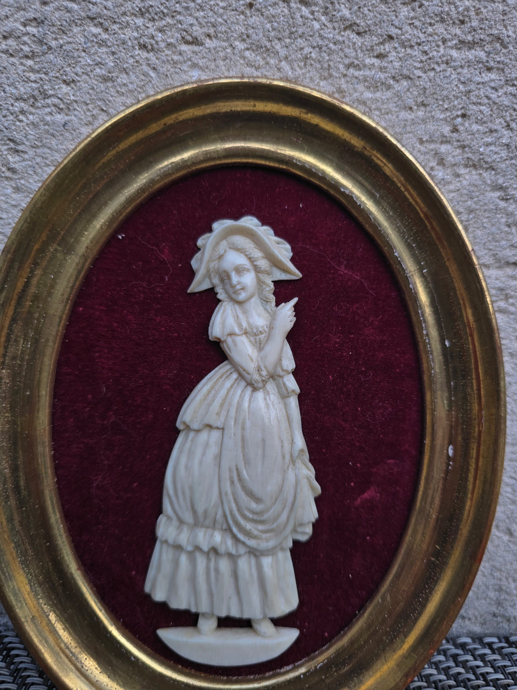 Cadres velour représentant des nobles personnages