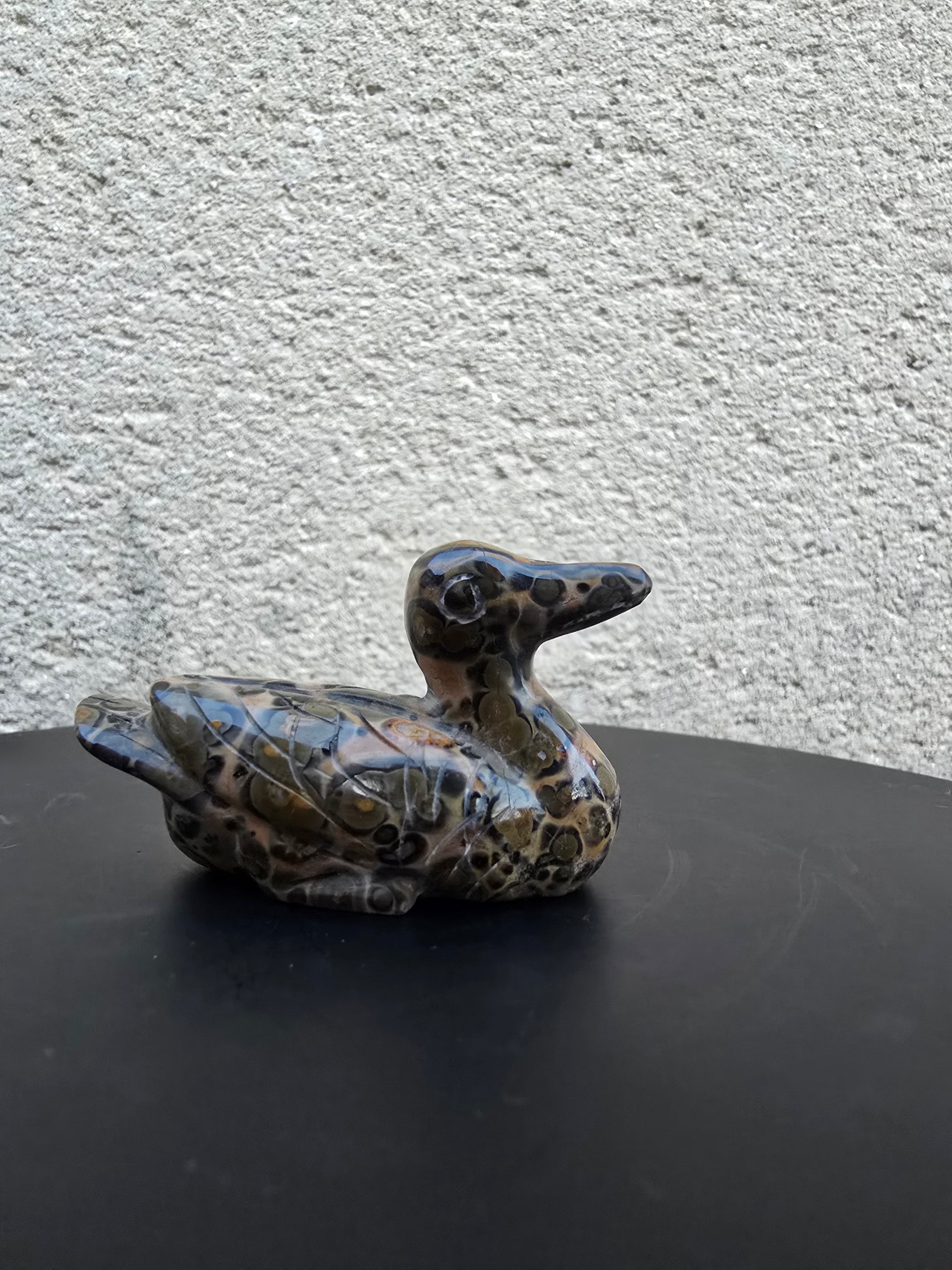 Sculpture canard en pierre séatite