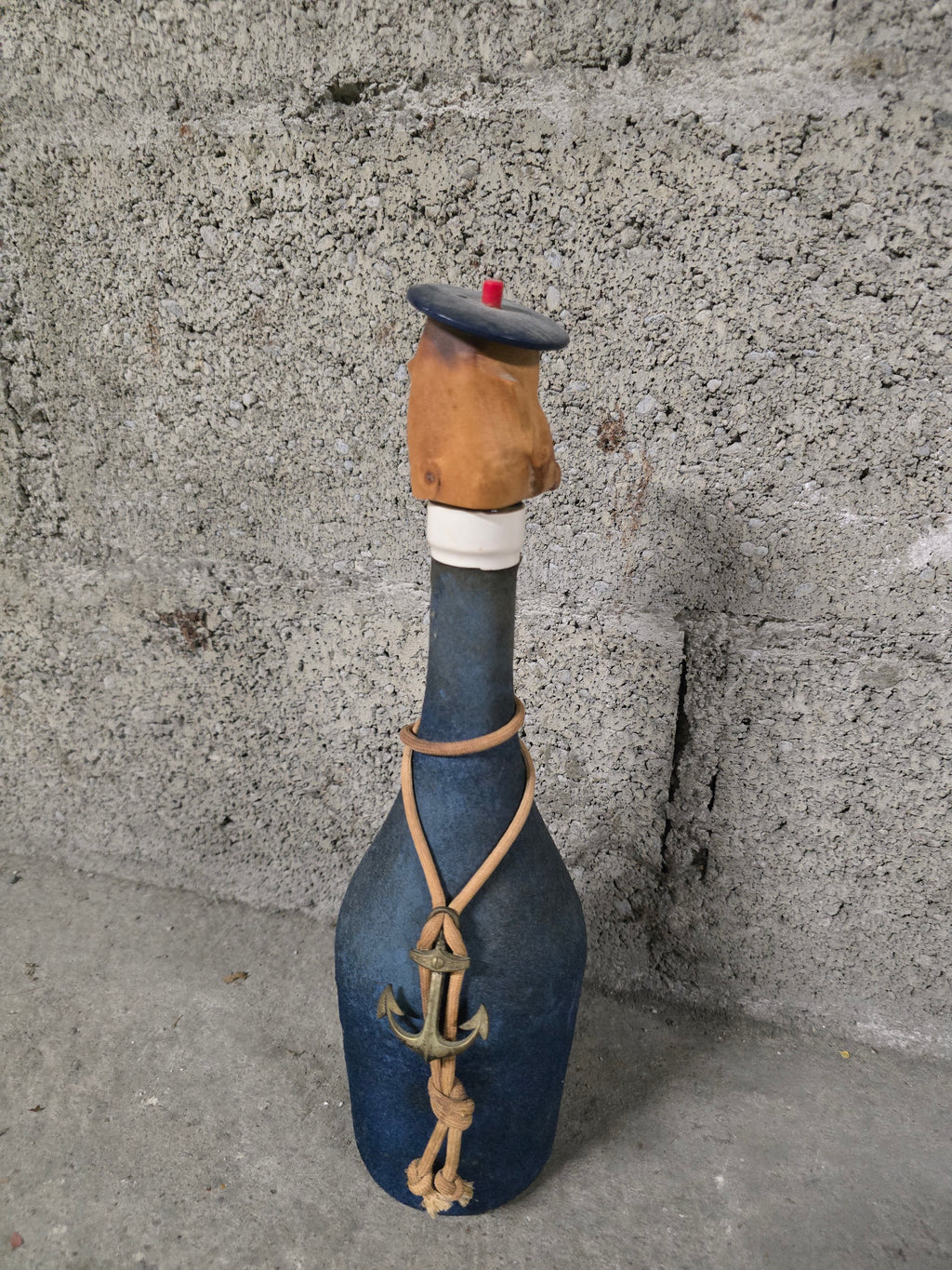 Bouteille décorative maritime