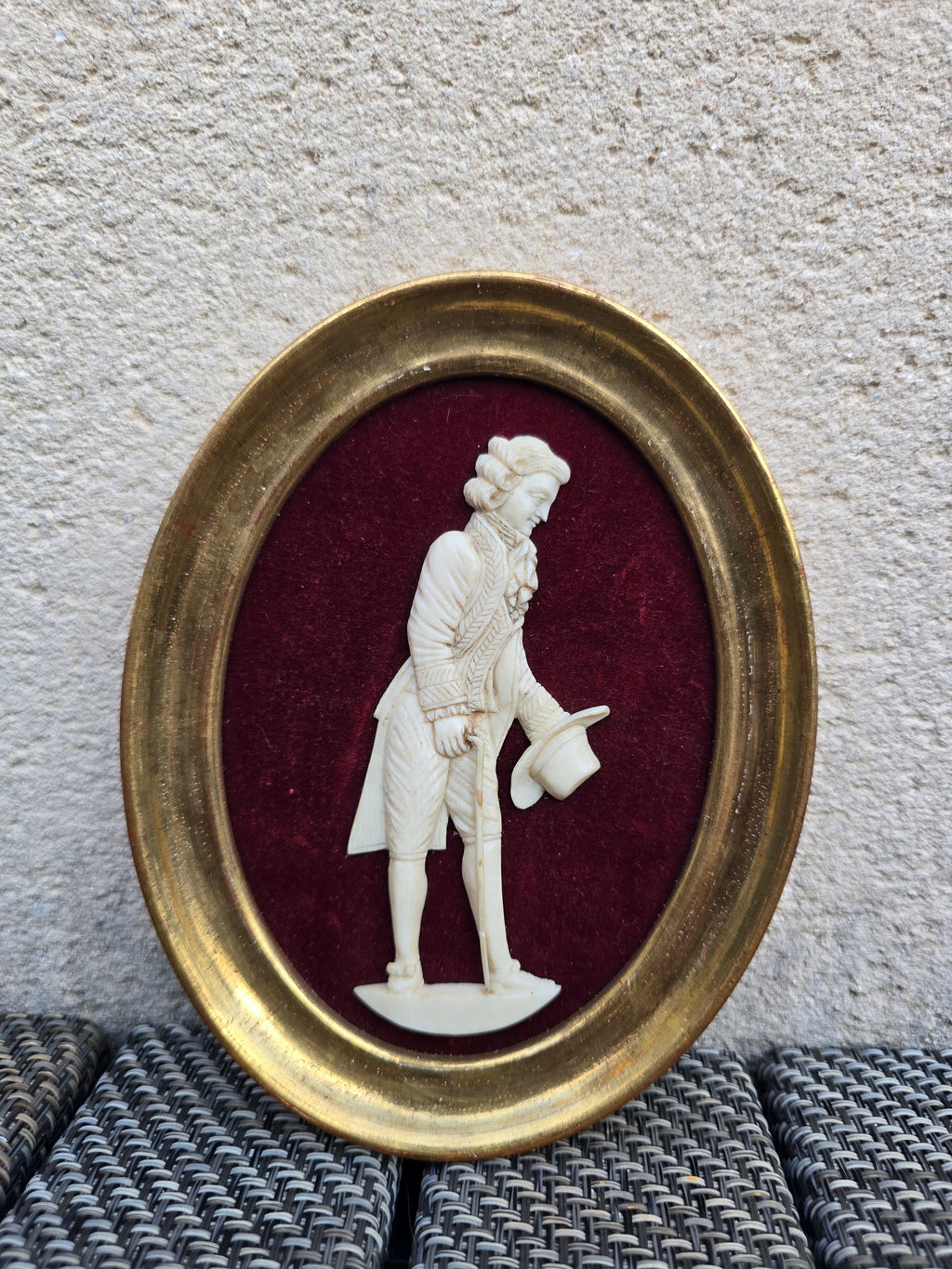 Cadres velour représentant des nobles personnages