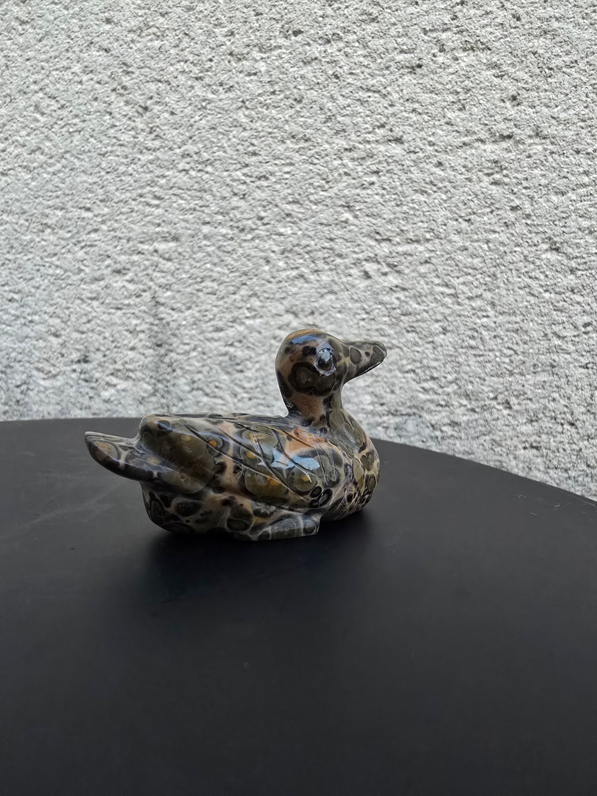 Sculpture canard en pierre séatite