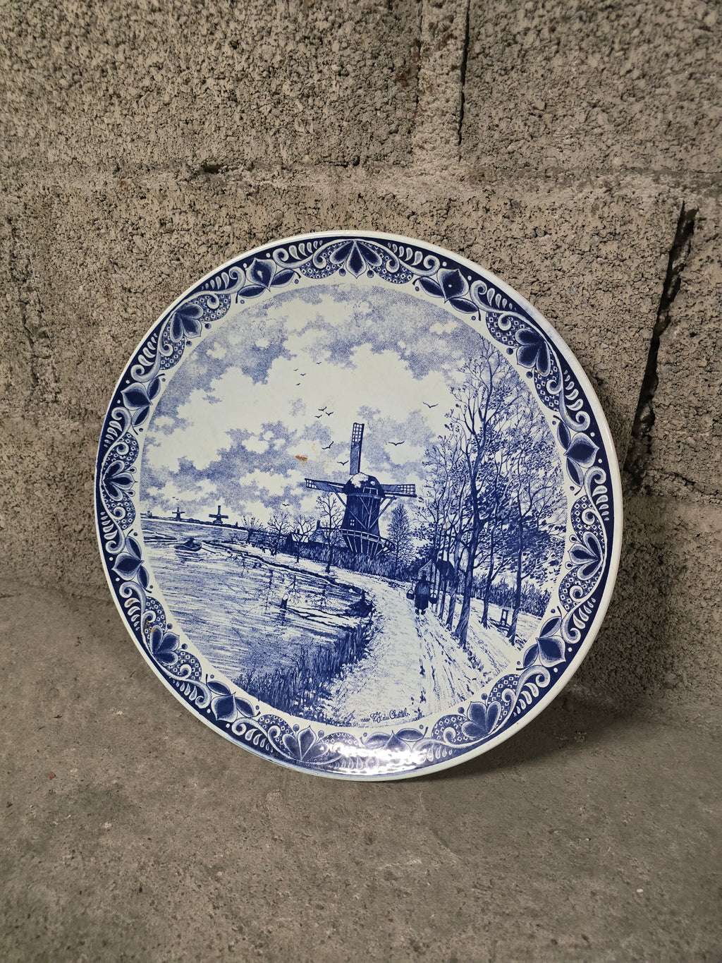 Grande Assiette Delfts Blauw