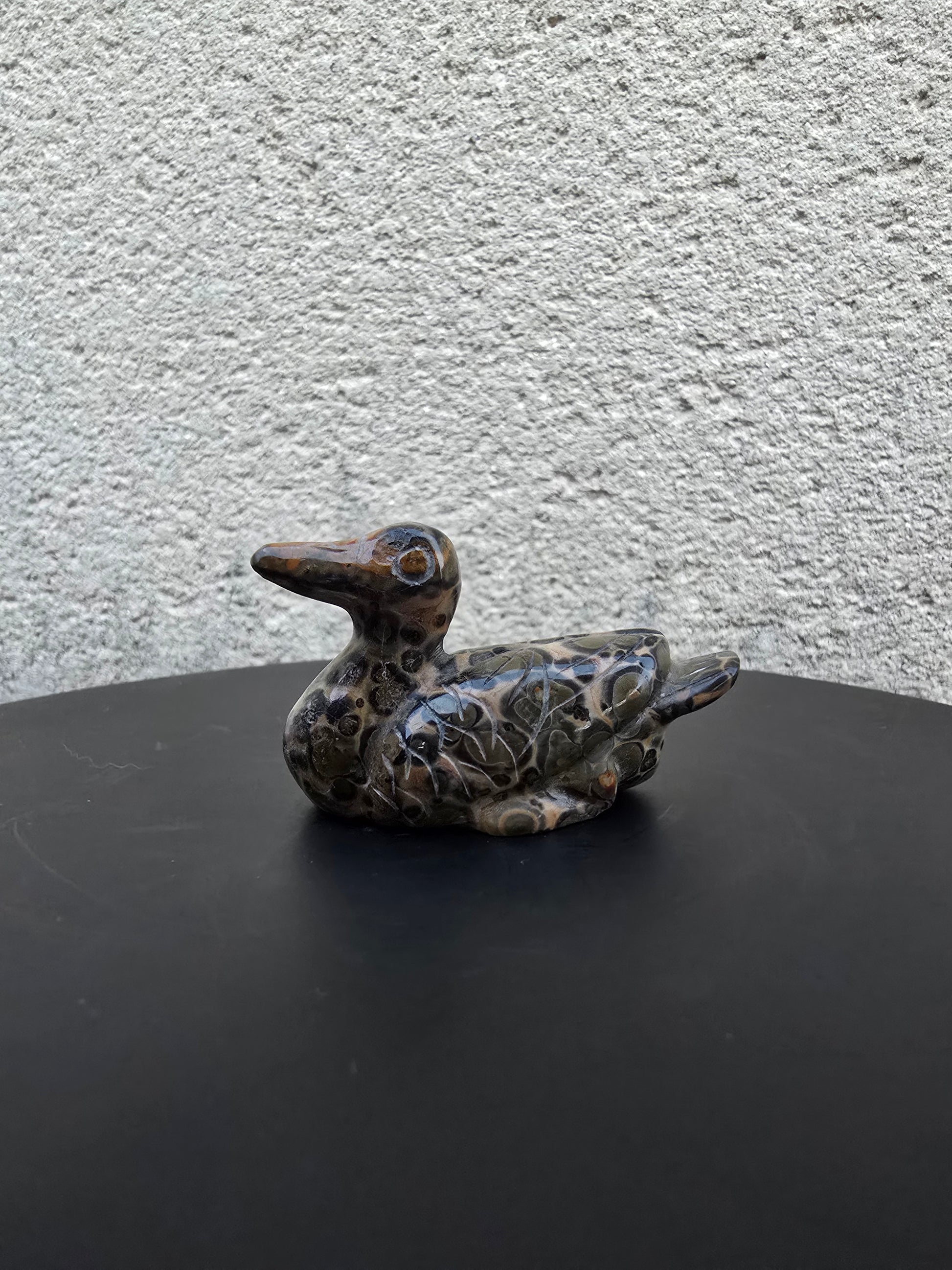 Sculpture canard en pierre séatite