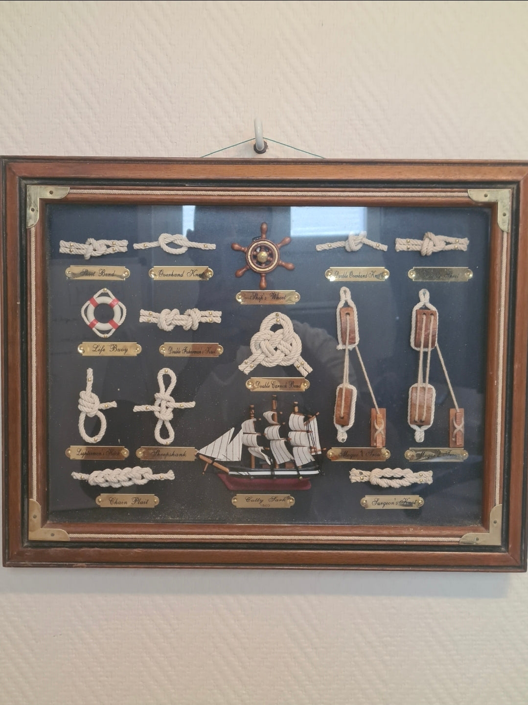 Cadre noeuds marin