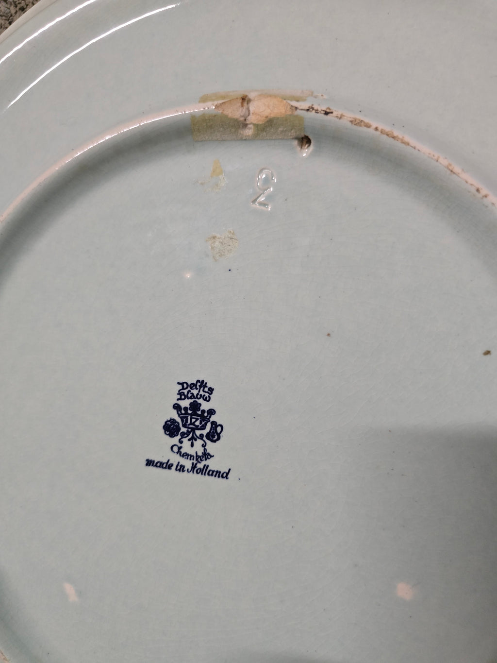 Grande Assiette Delfts Blauw