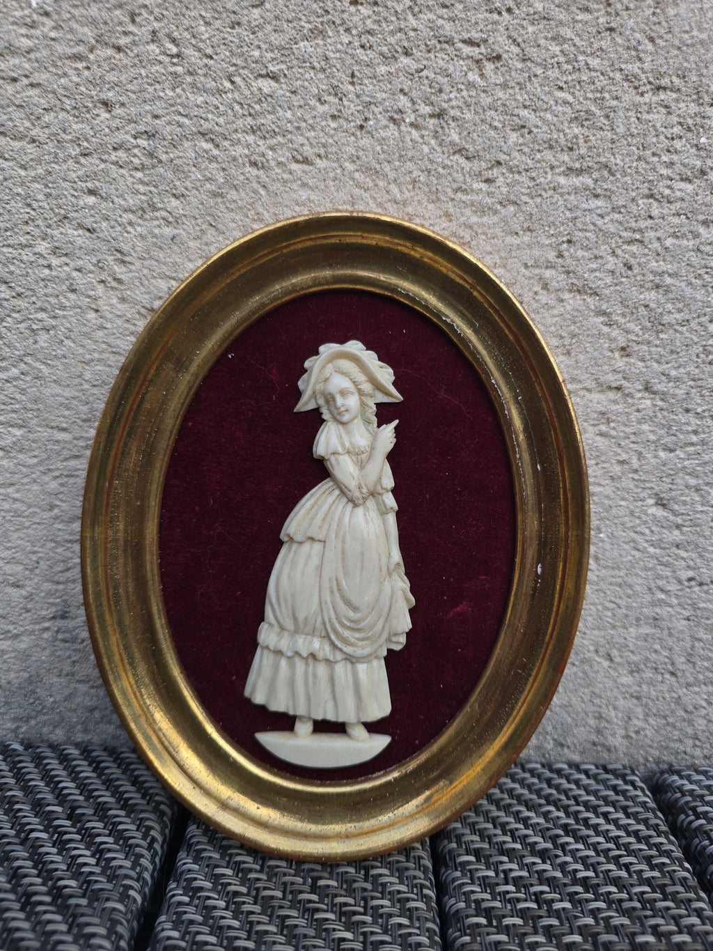 Cadres velour représentant des nobles personnages