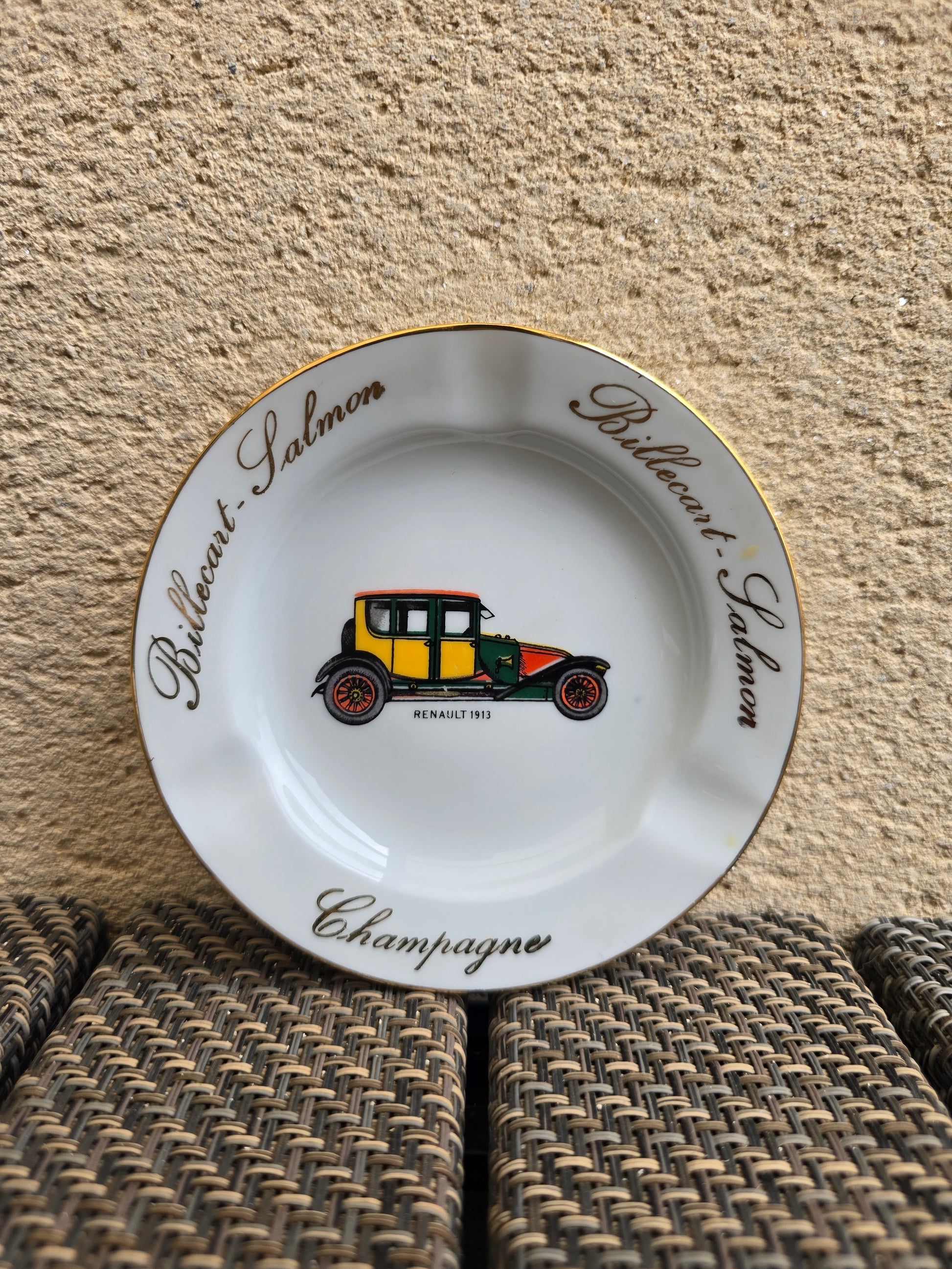 Assiettes de collection Billecart-Salmon Champagnes en porcelaine