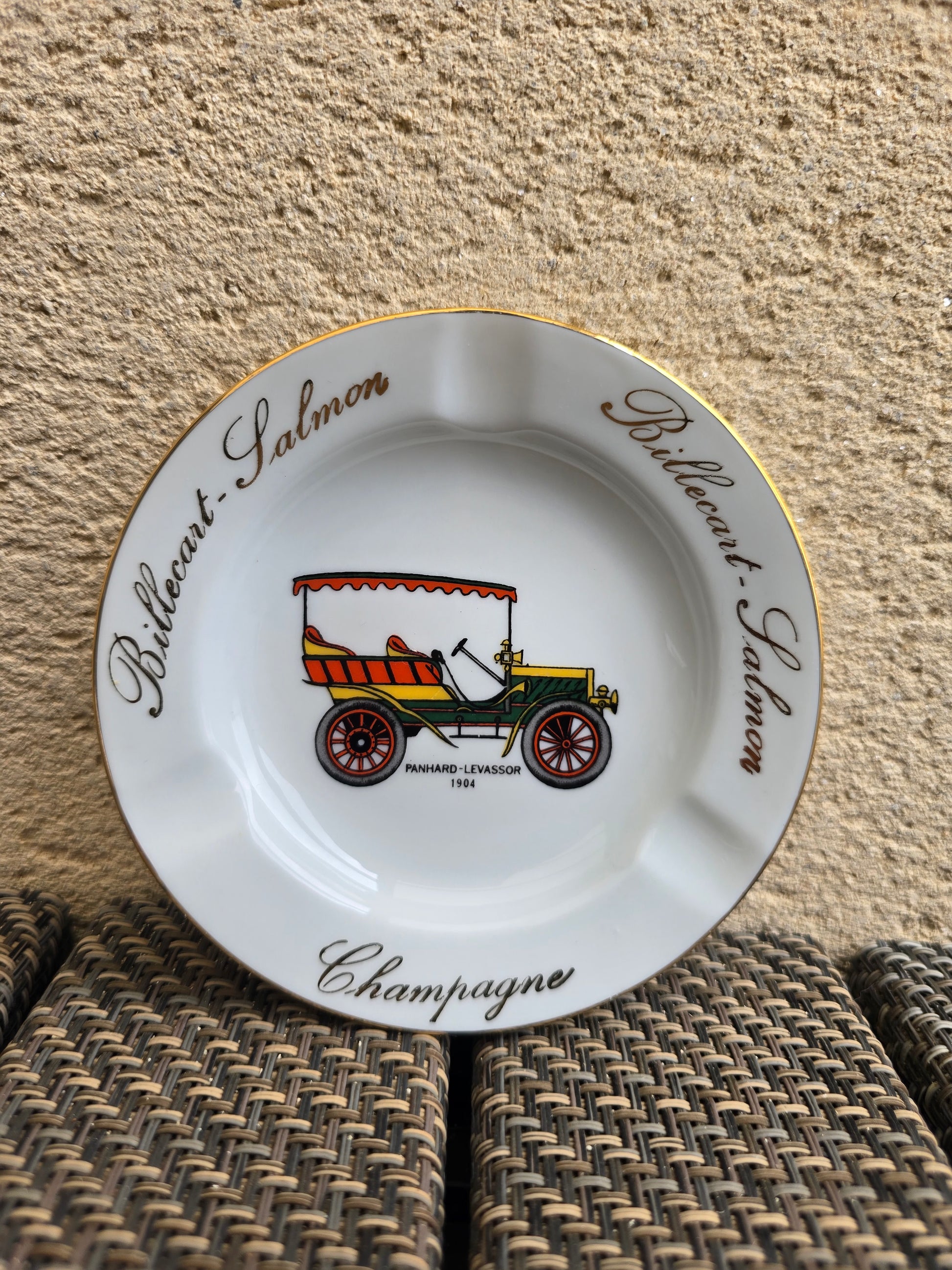 Assiettes de collection Billecart-Salmon Champagnes en porcelaine
